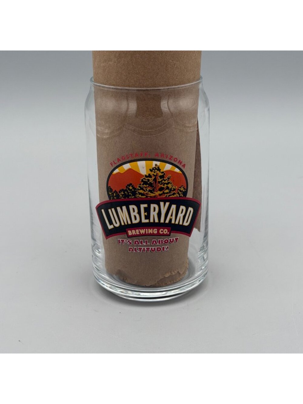 Lumberyard Brewing Co. Glass Can Style Pint Flagstaff Arizona 16 Oz